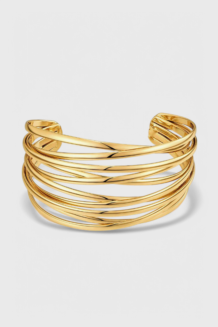 Pulsera de Alambre en Capas