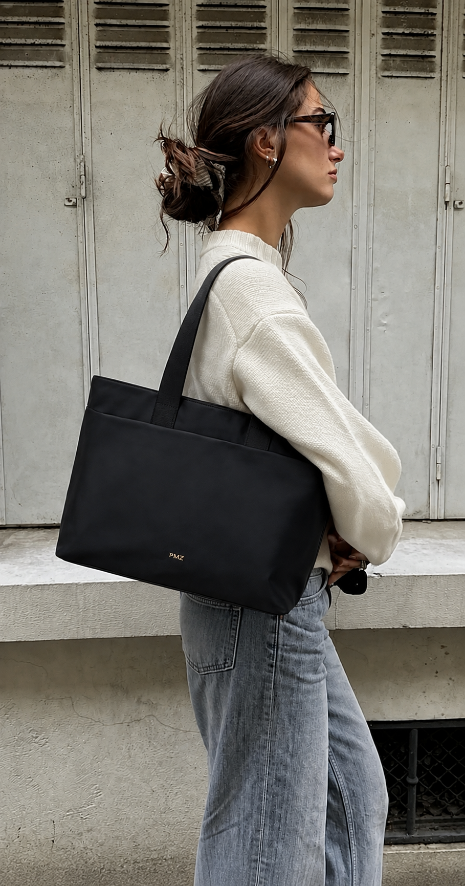 SHOPPER NYLON NEGRO