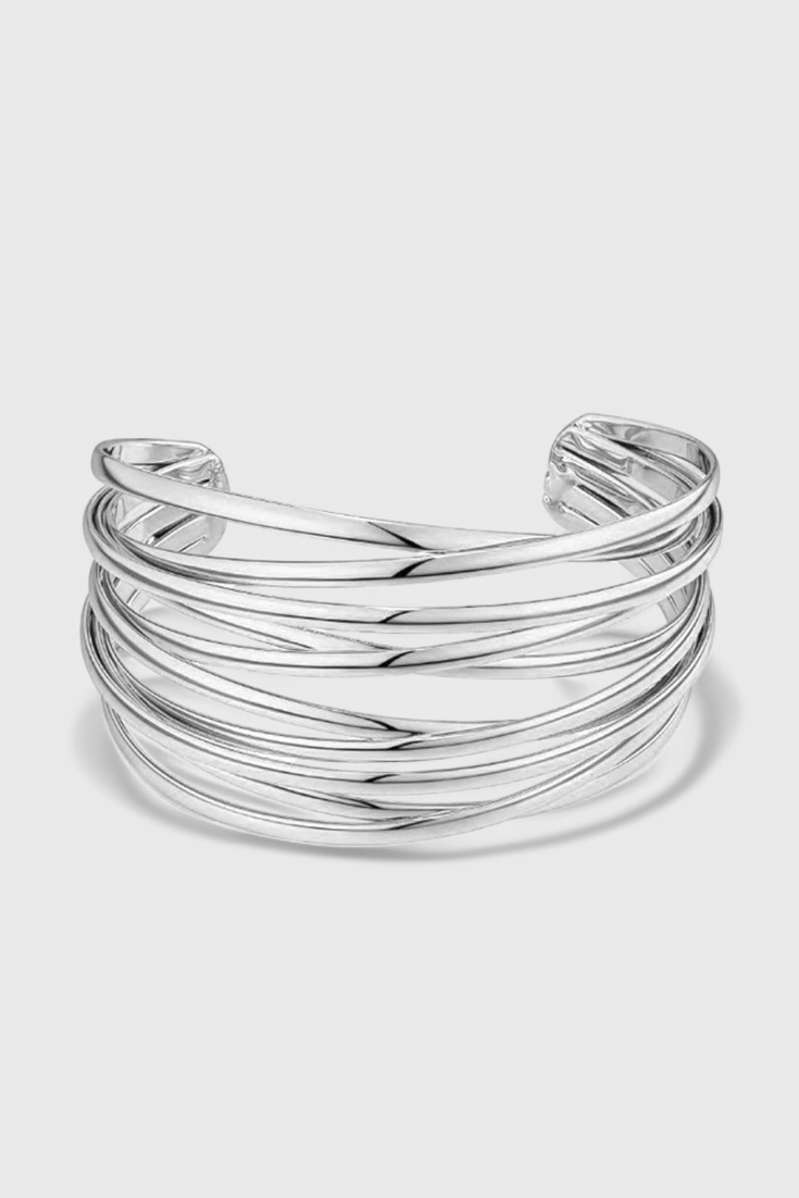 Pulsera de Alambre en Capas