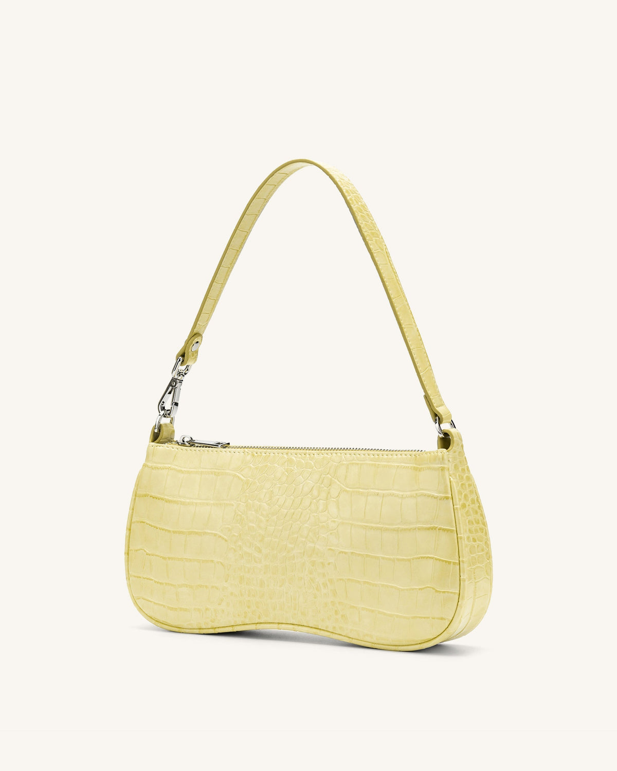 Pochette Eva Efecto Cocodrilo – Amarillo Claro
