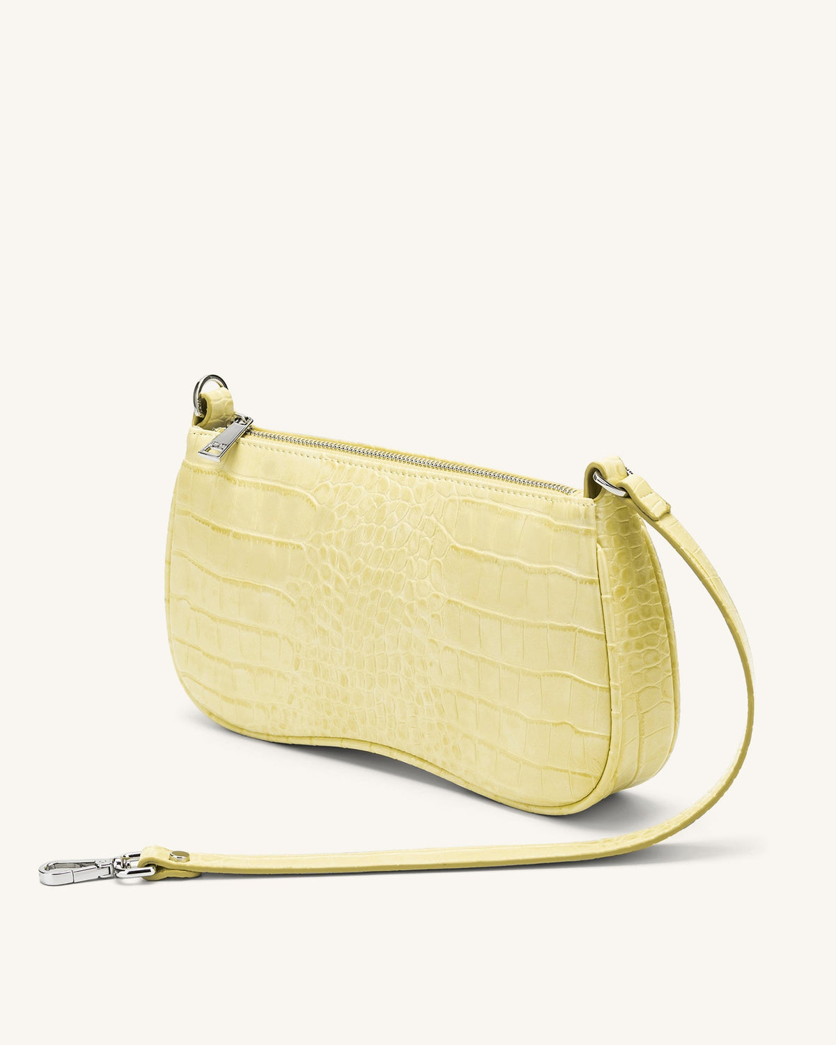 Pochette Eva Efecto Cocodrilo – Amarillo Claro
