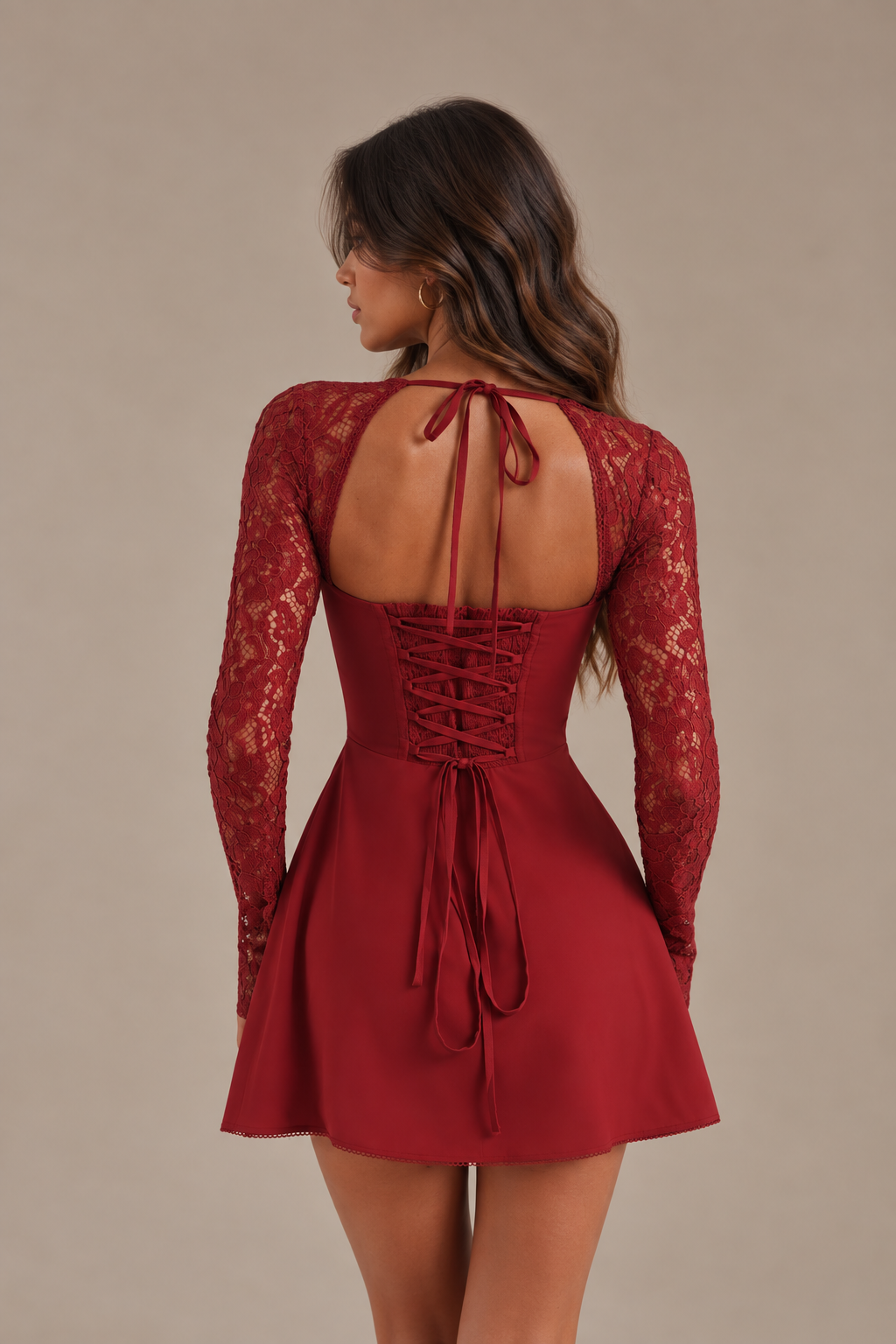 Jacinta • Vestido Mini de Encaje
