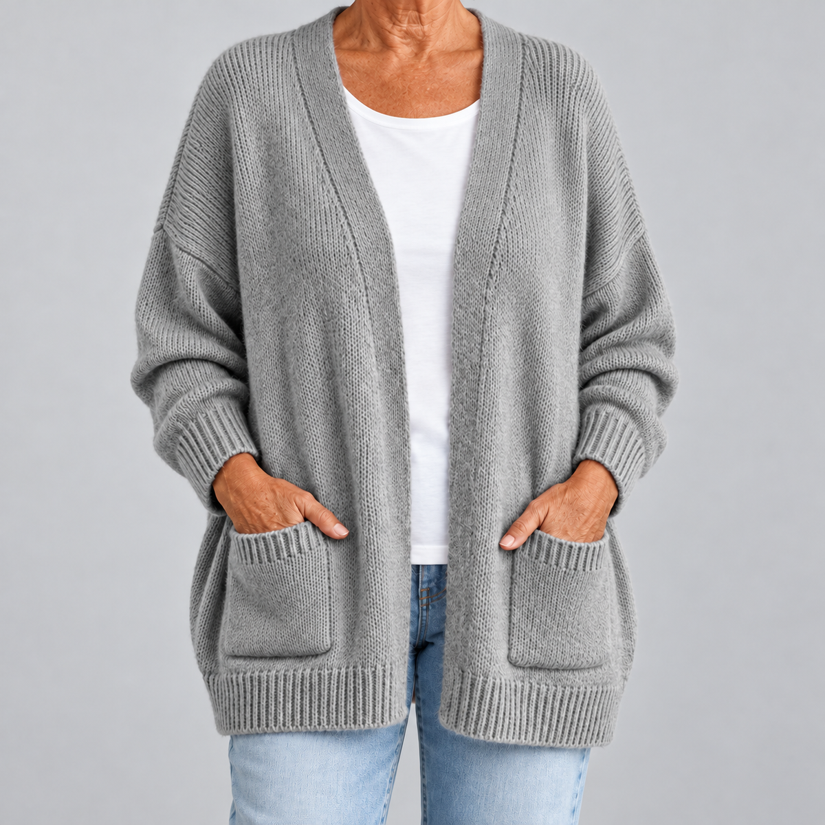 Marta | Cardigan Aperto con Tasche