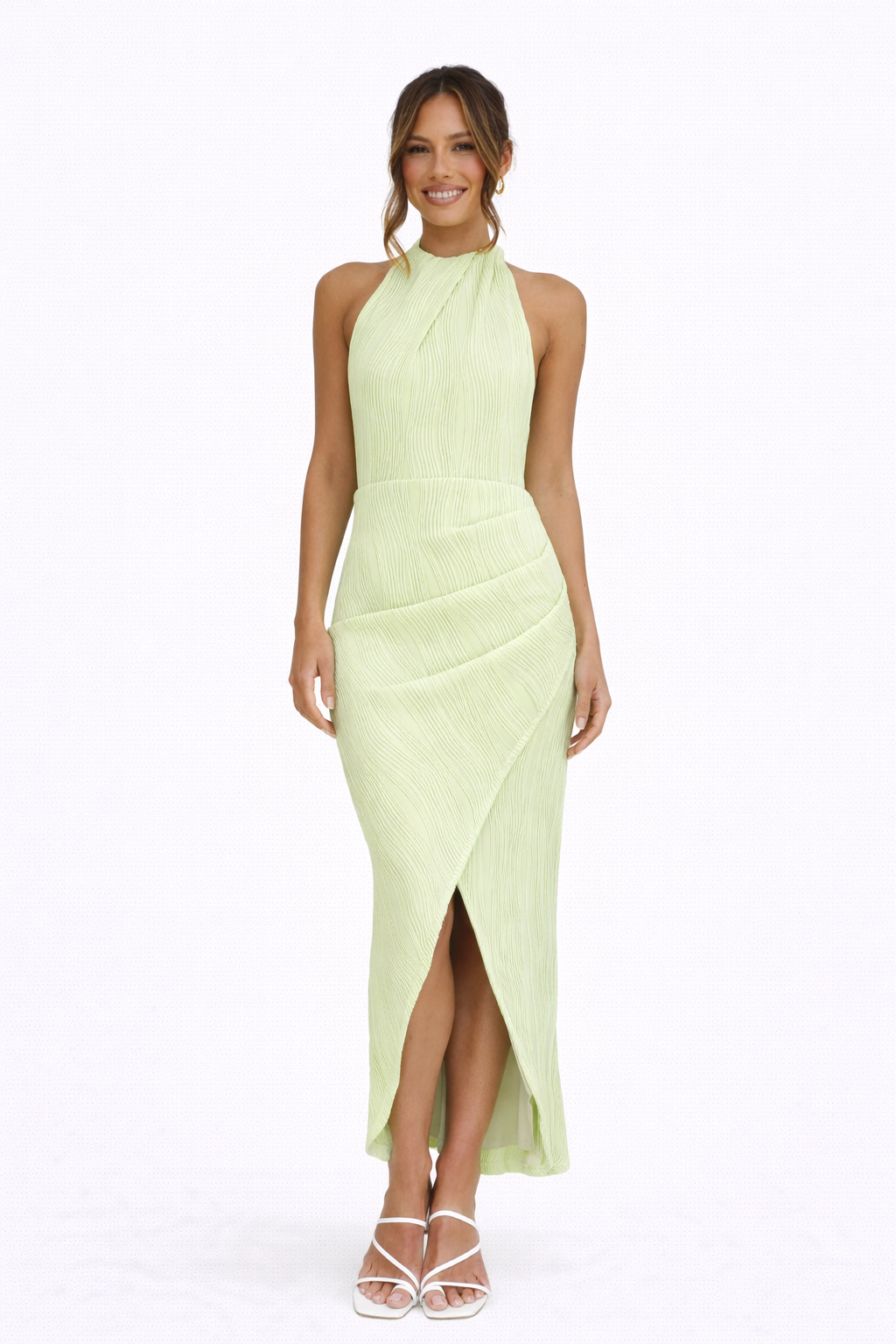 Samira • Vestido plisado de elegancia atemporal
