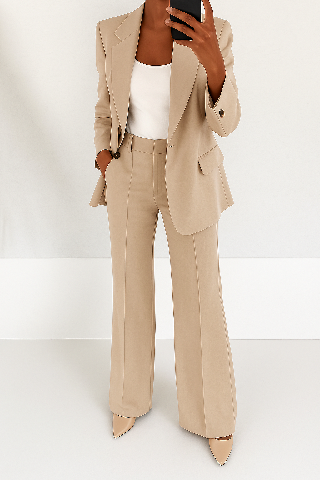 Patrizia | Traje de chaqueta elegante de corte sastre