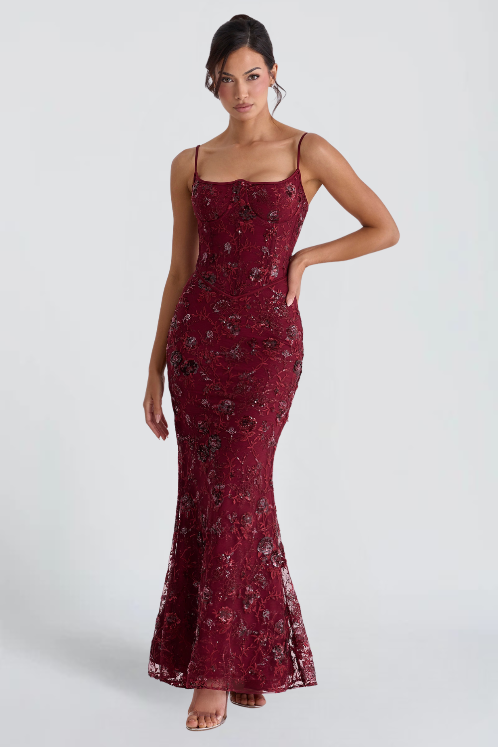 Naima • Vestido maxi elegante con caída fluida