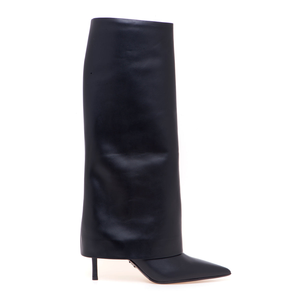 Botas de Piel con Tacón 70 mm