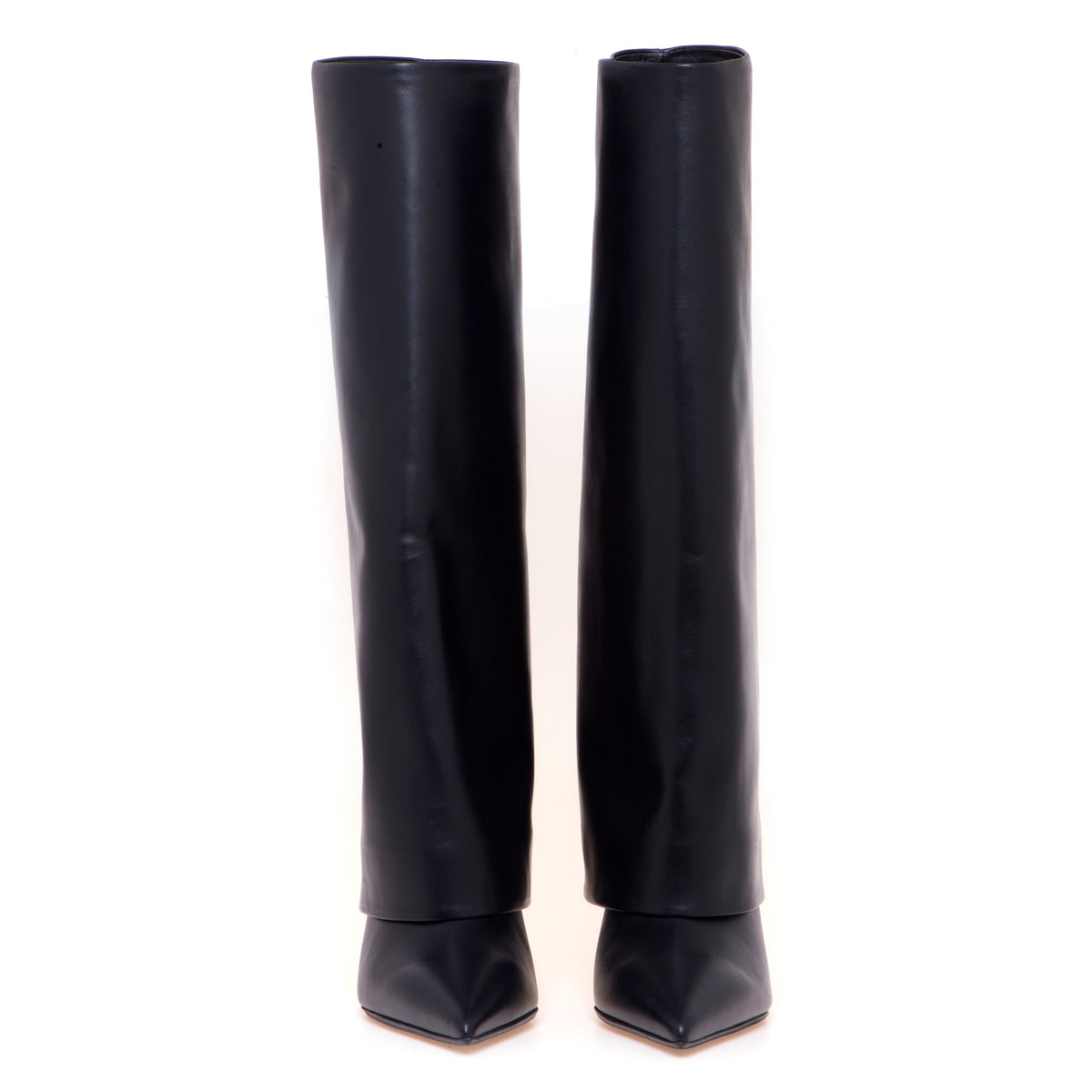 Botas de Piel con Tacón 70 mm