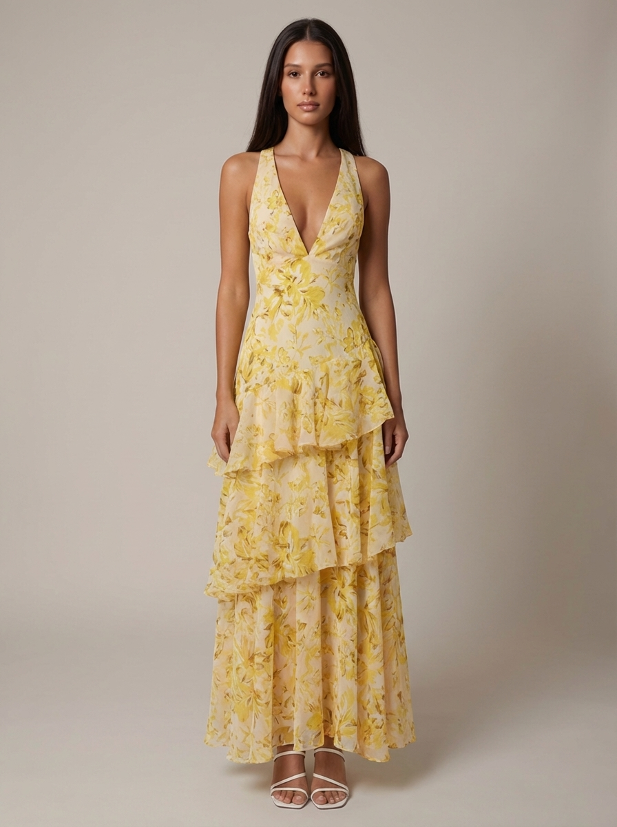Paloma • Elegante vestido largo