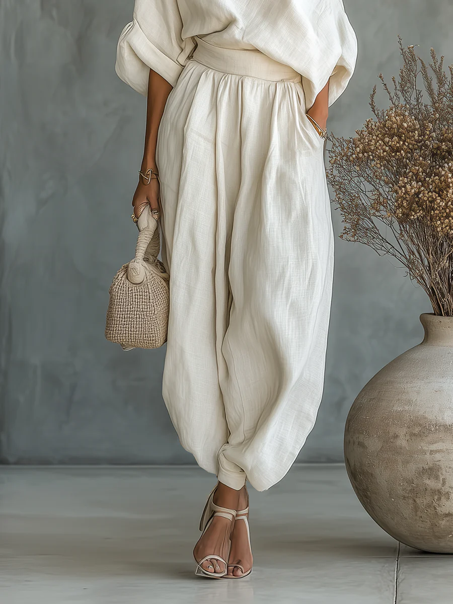 Carmen | Conjunto elegante con los hombros descubiertos