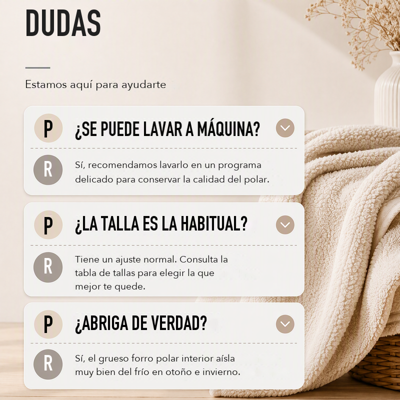 Abrigo sudadera: preguntas frecuentes