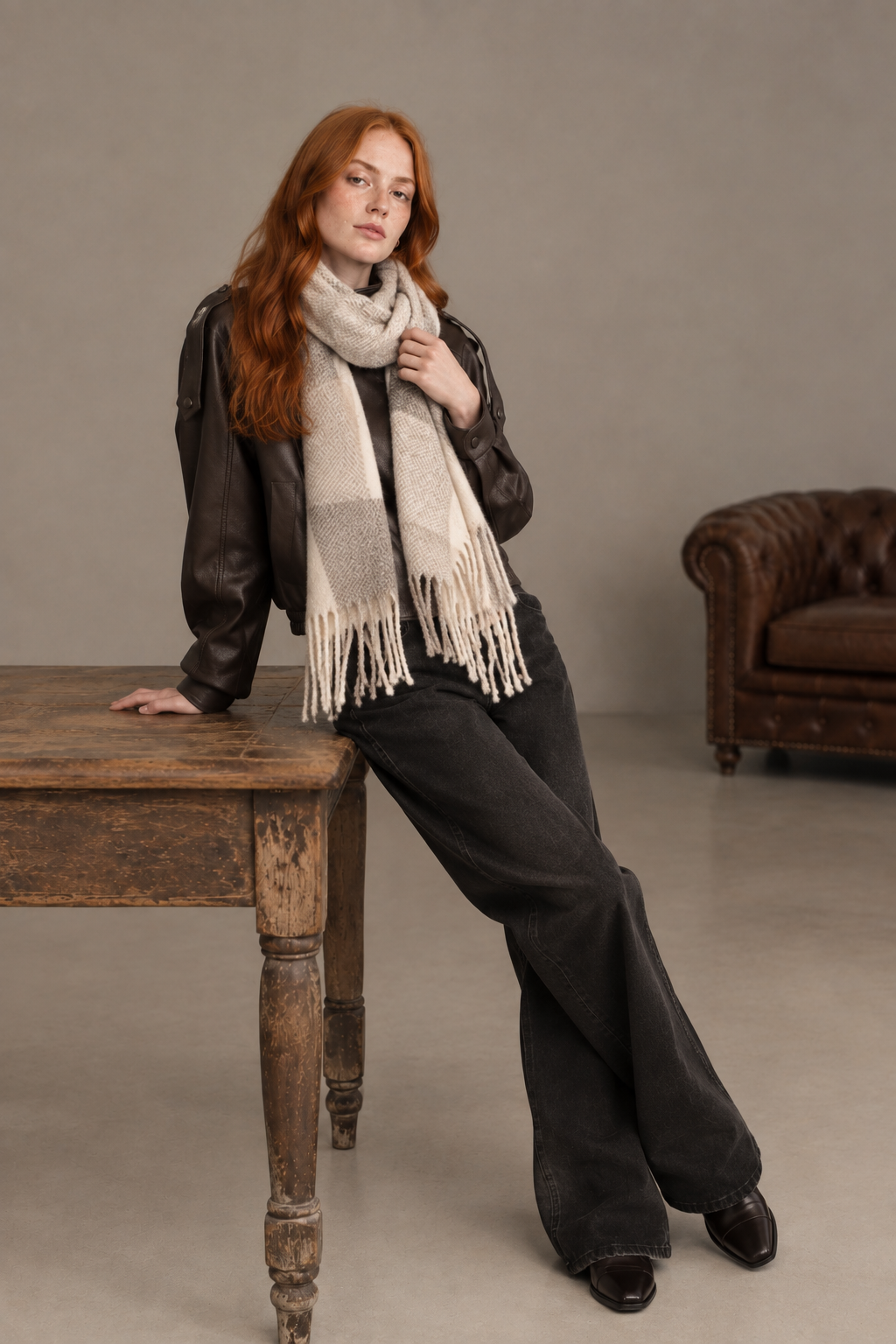 Bufanda Élise – Beige