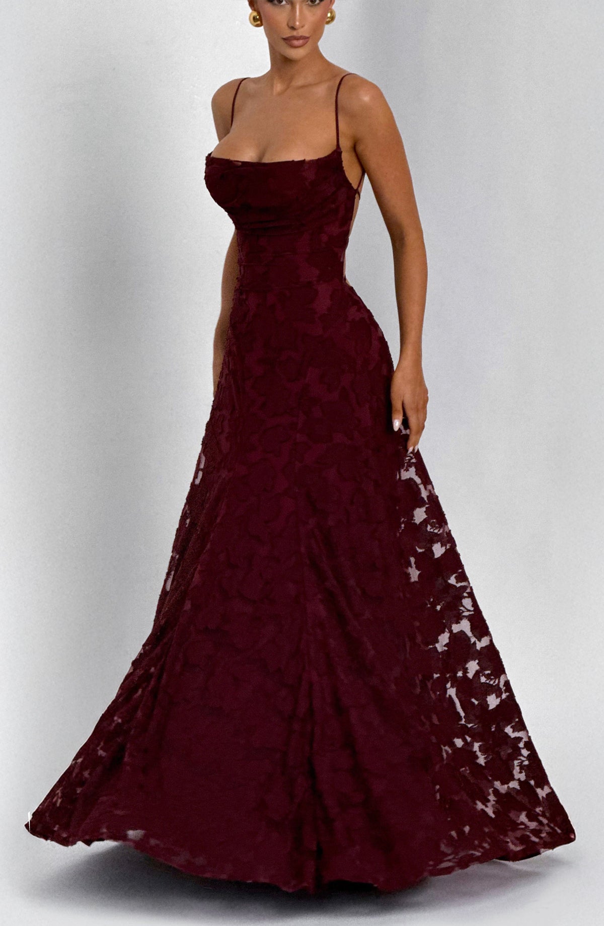 Sofía • Vestido largo floral con tirantes elegantes