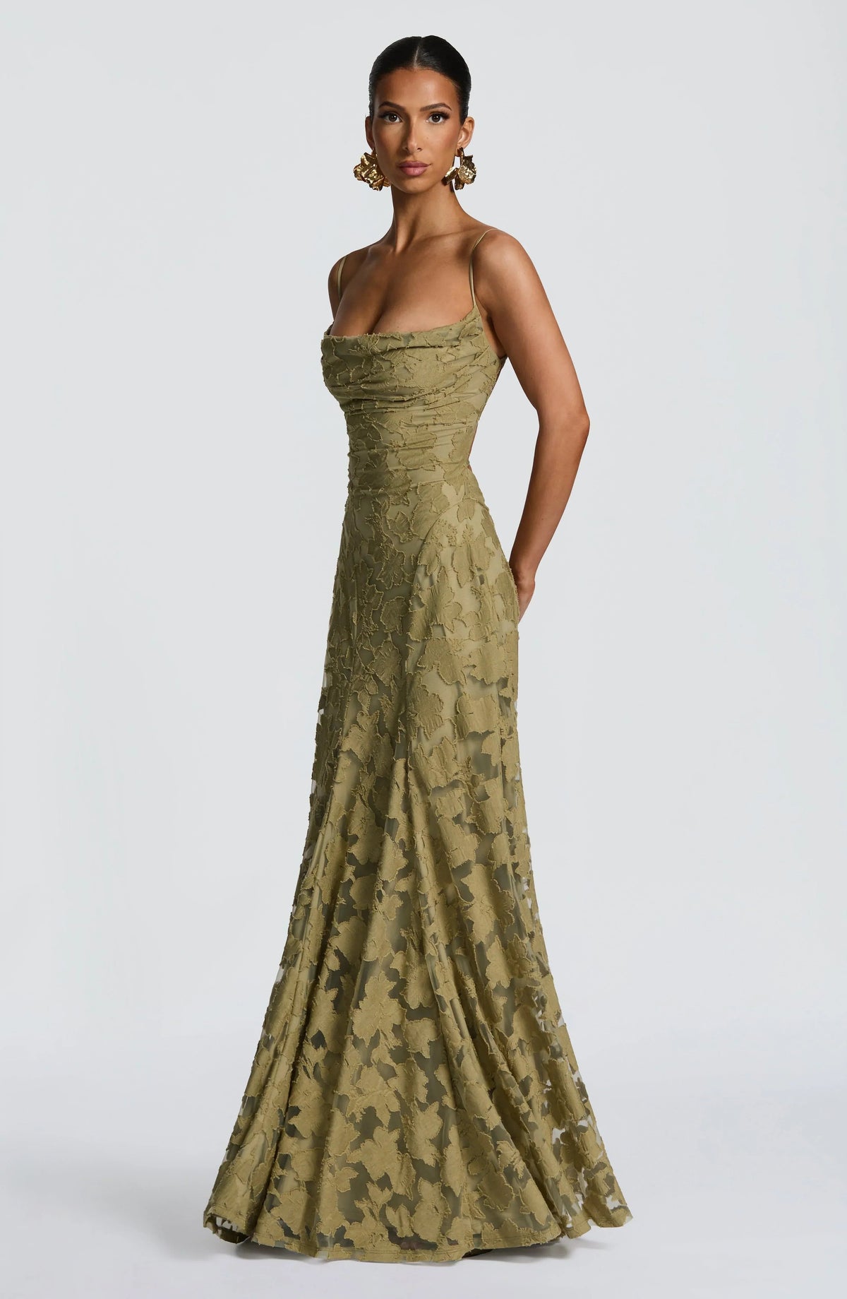 Sofía • Vestido largo floral con tirantes elegantes