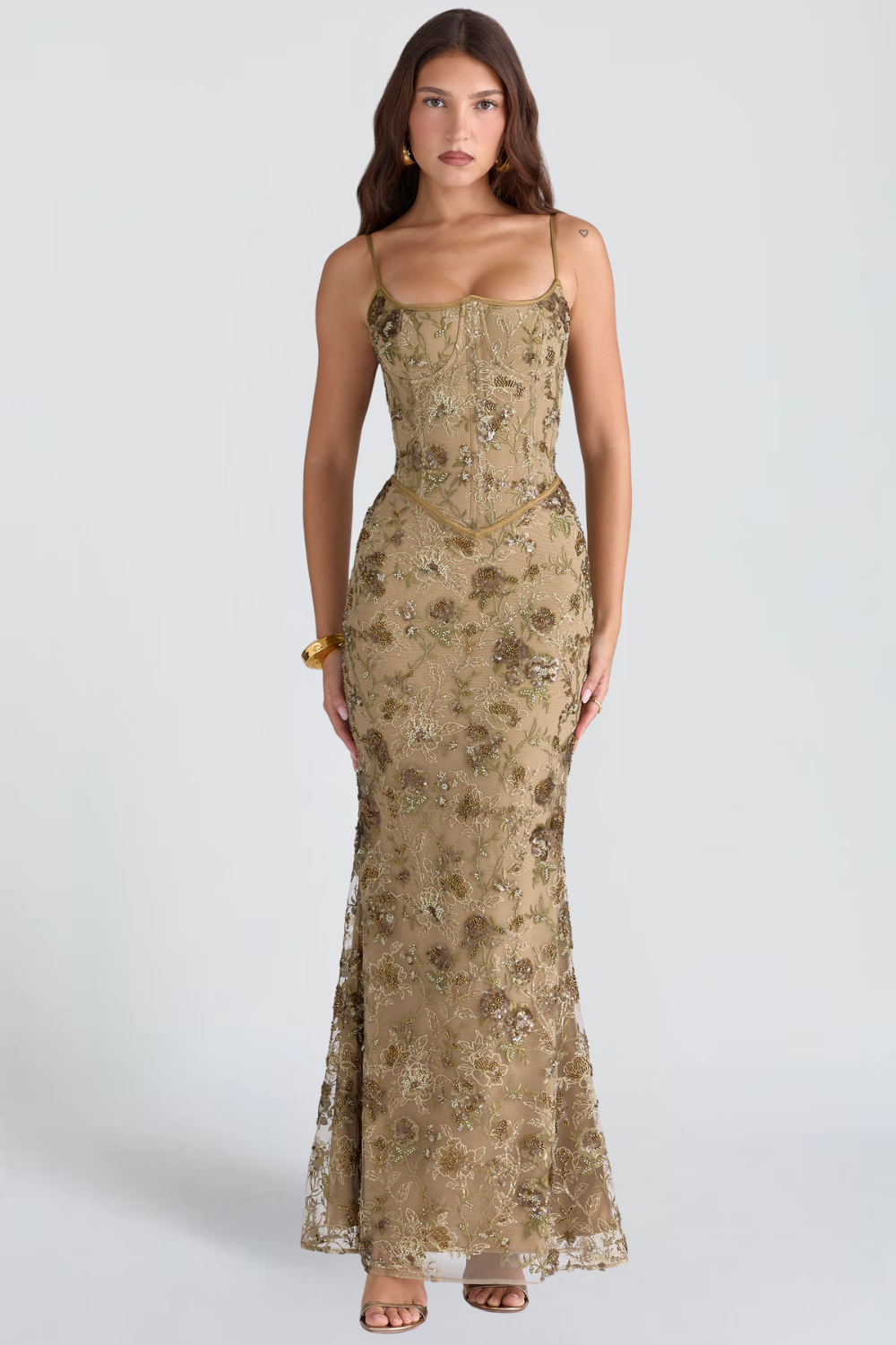 Naima • Vestido maxi elegante con caída fluida
