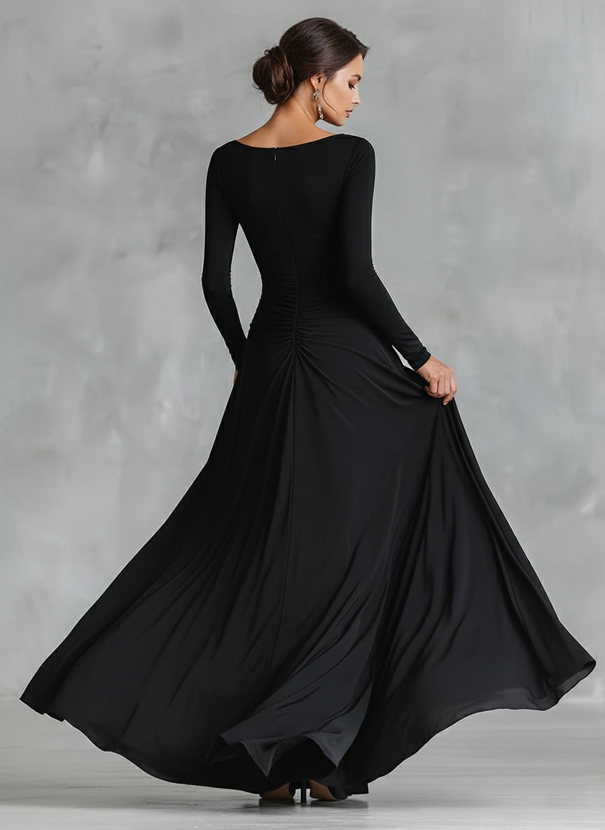 Rubina vestido largo negro