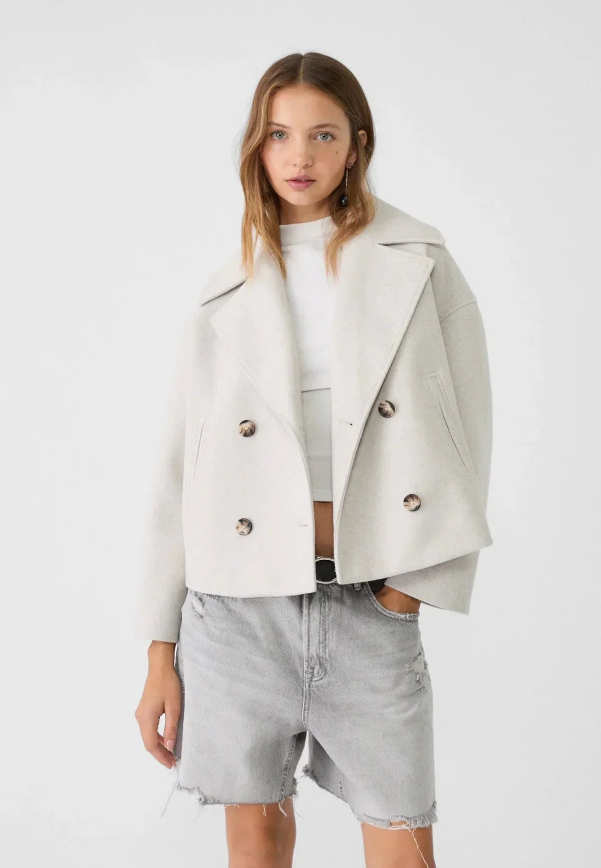 Chaqueta Cruzada de Invierno para Mujer – Elegancia y Abrigo Atemporal