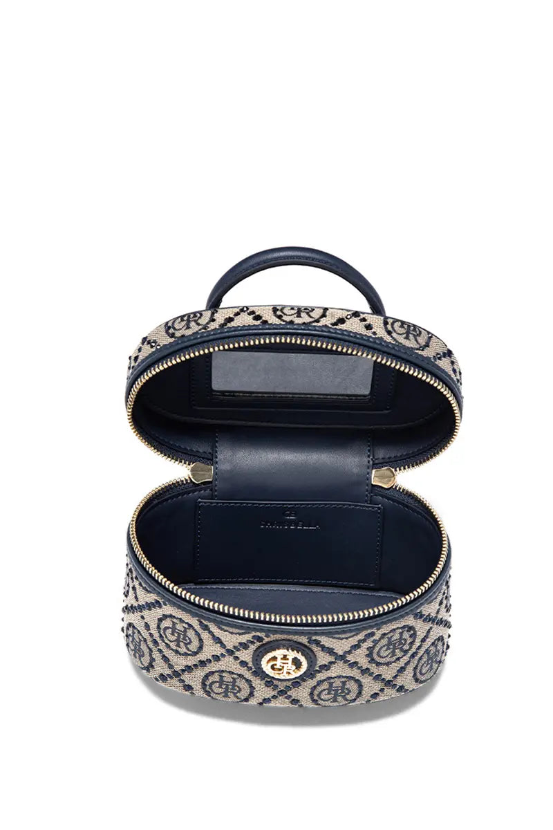 Bolso de mano con adornos de estrellas Jacquard