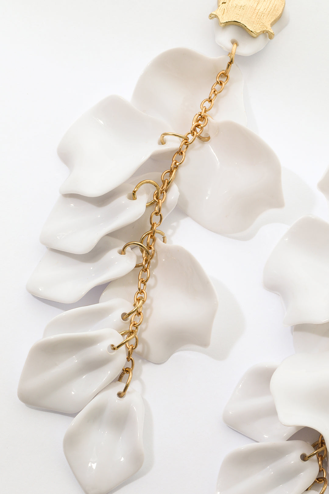 Pendientes de Gota de Pétalo de Orquídea