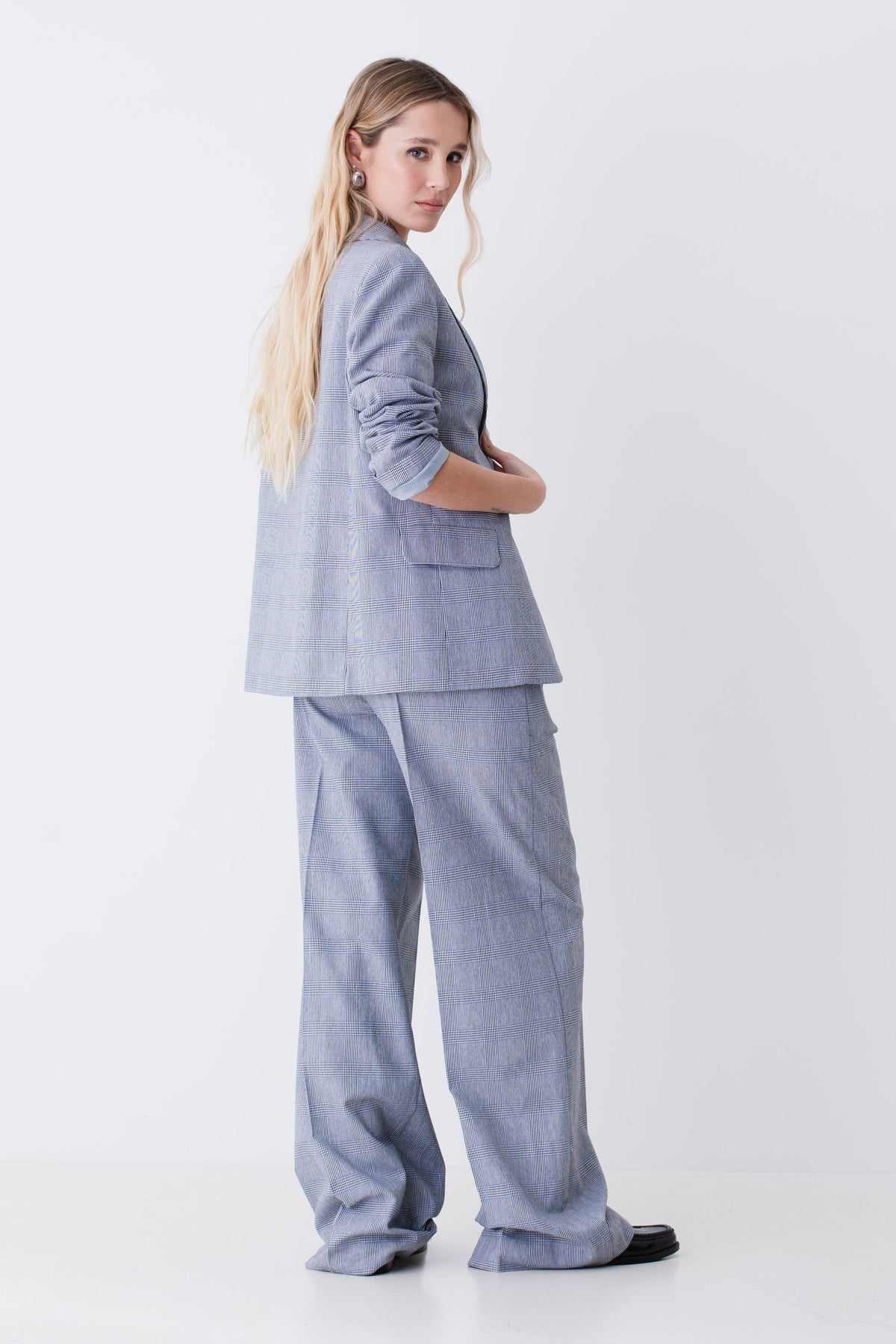 Traje de una botonadura en príncipe de Gales - PE26
