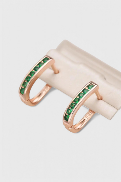 Pendientes de Esmeralda y Diamante en Oro: Elegancia y Distinción