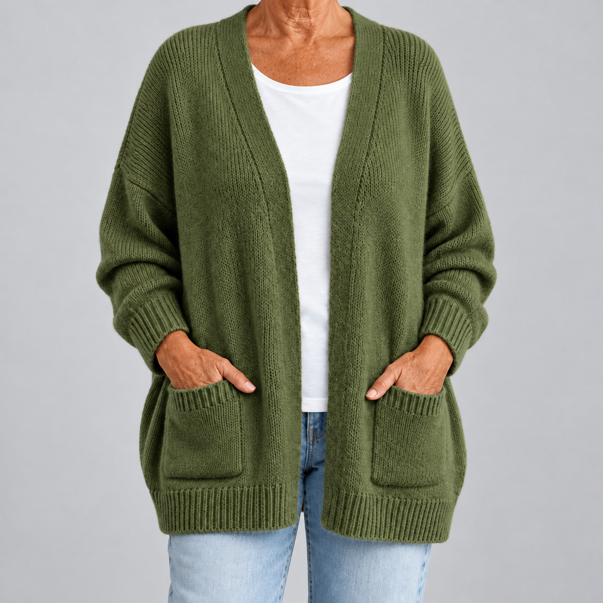 Marta | Cardigan Aperto con Tasche
