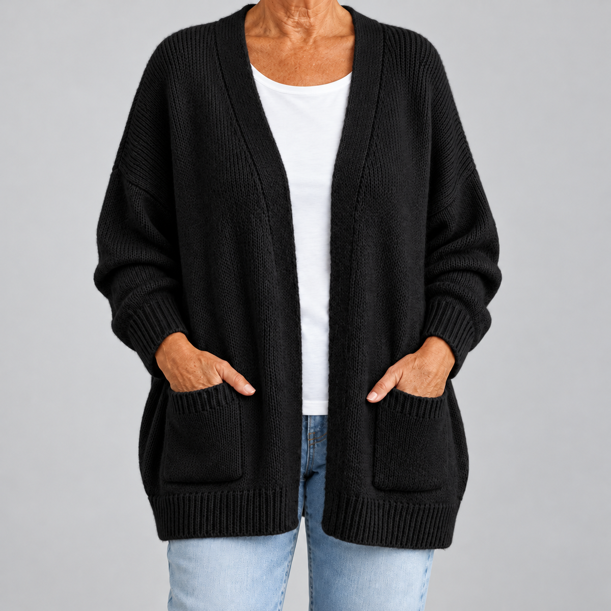 Marta | Cardigan Aperto con Tasche