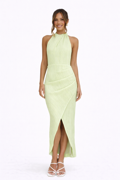 Samira • Vestido plisado de elegancia atemporal