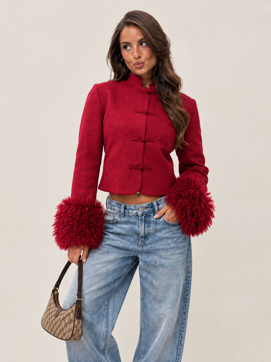 Chaqueta elegante de entretiempo