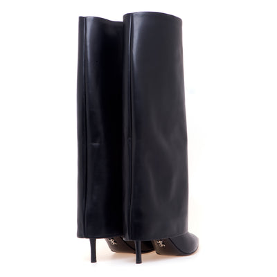 Botas de Piel con Tacón 70 mm