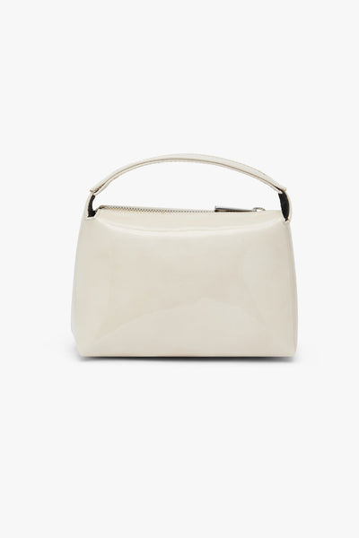 Bolso Sonora elegante de charol color topo