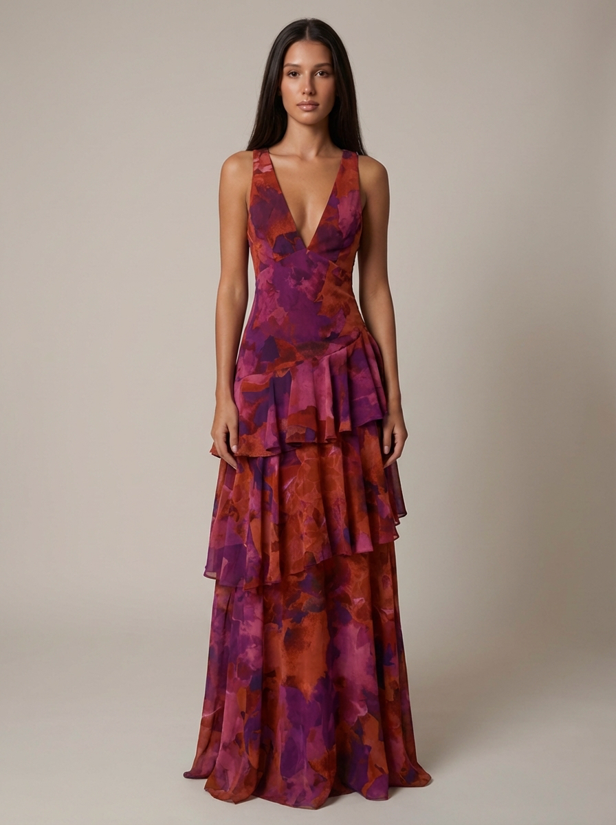 Paloma • Elegante vestido largo
