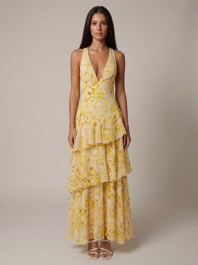 Paloma • Elegante vestido largo