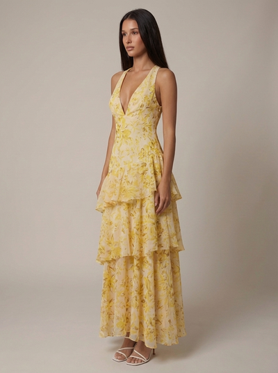 Paloma • Elegante vestido largo
