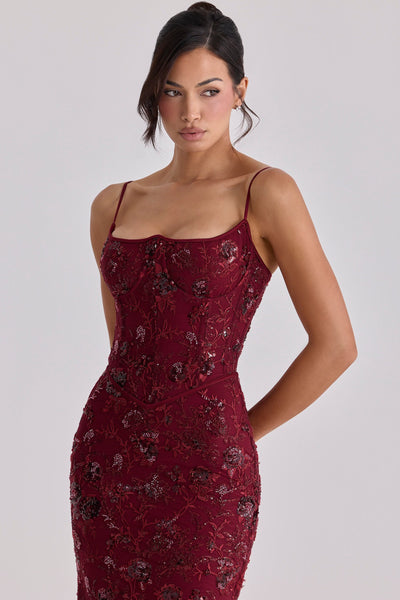 Naima • Vestido maxi elegante con caída fluida