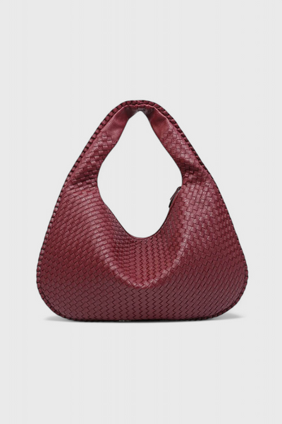Bolso de hombro Tilly tejido artesanal con estilo moderno