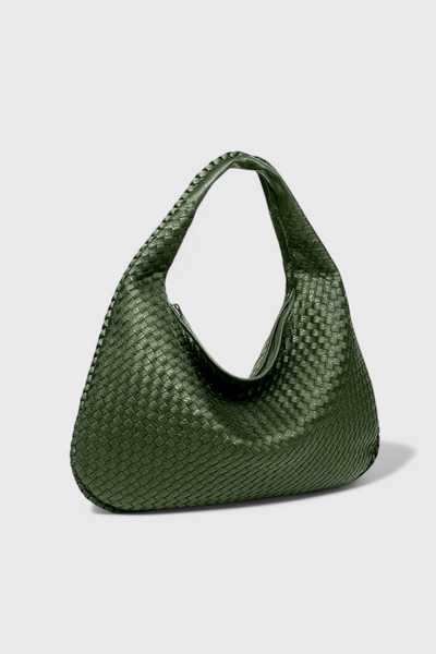 Bolso de hombro Tilly tejido artesanal con estilo moderno