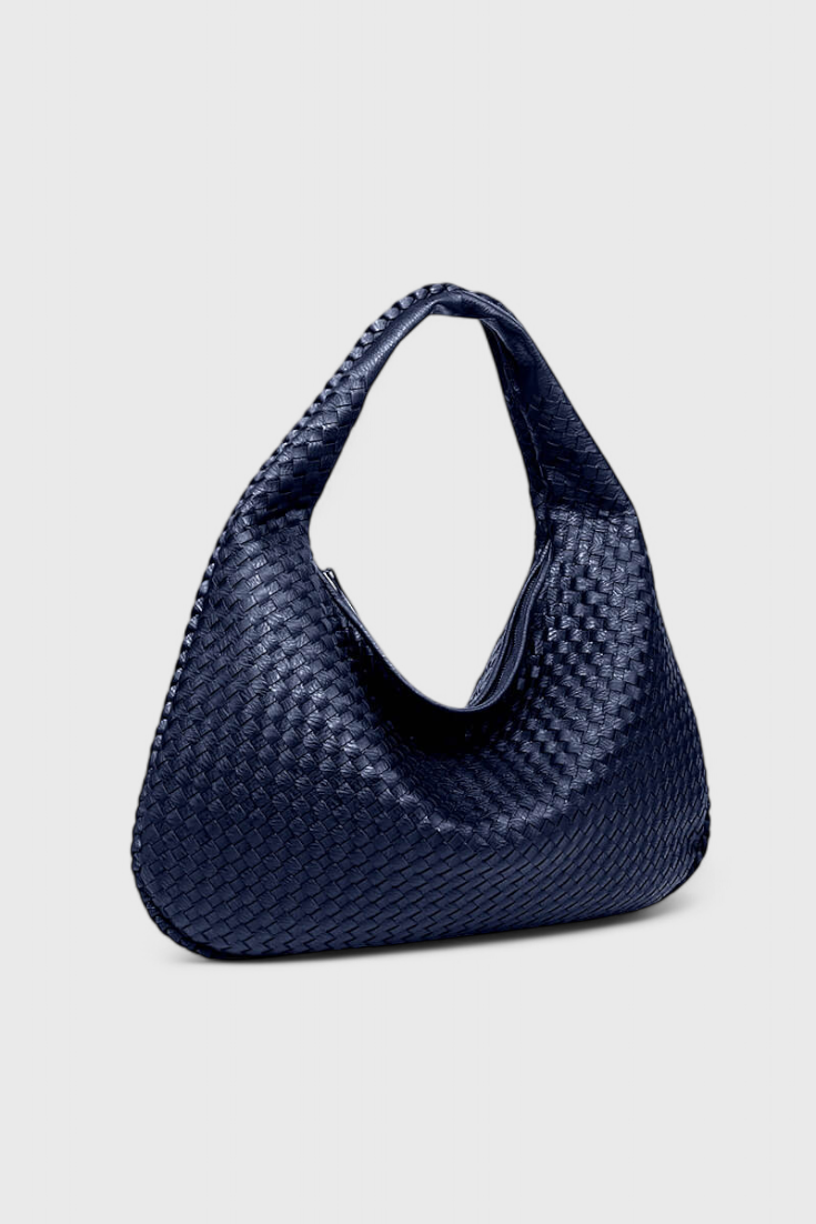 Bolso de hombro Tilly tejido artesanal con estilo moderno