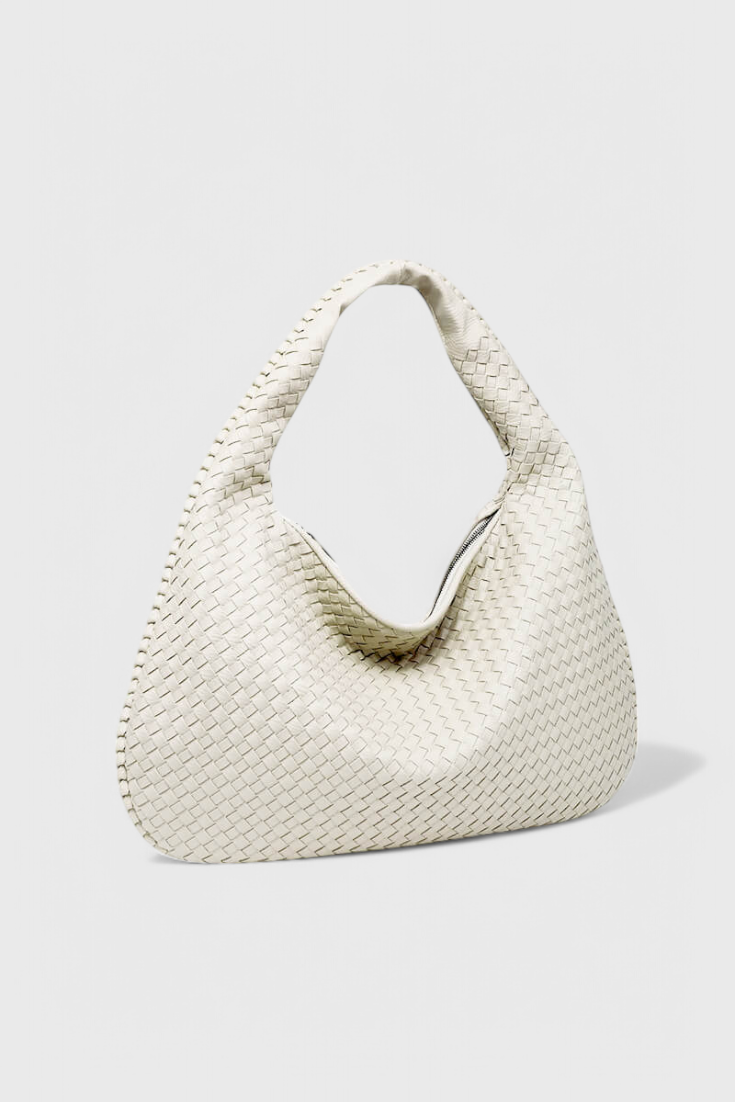 Bolso de hombro Tilly tejido artesanal con estilo moderno