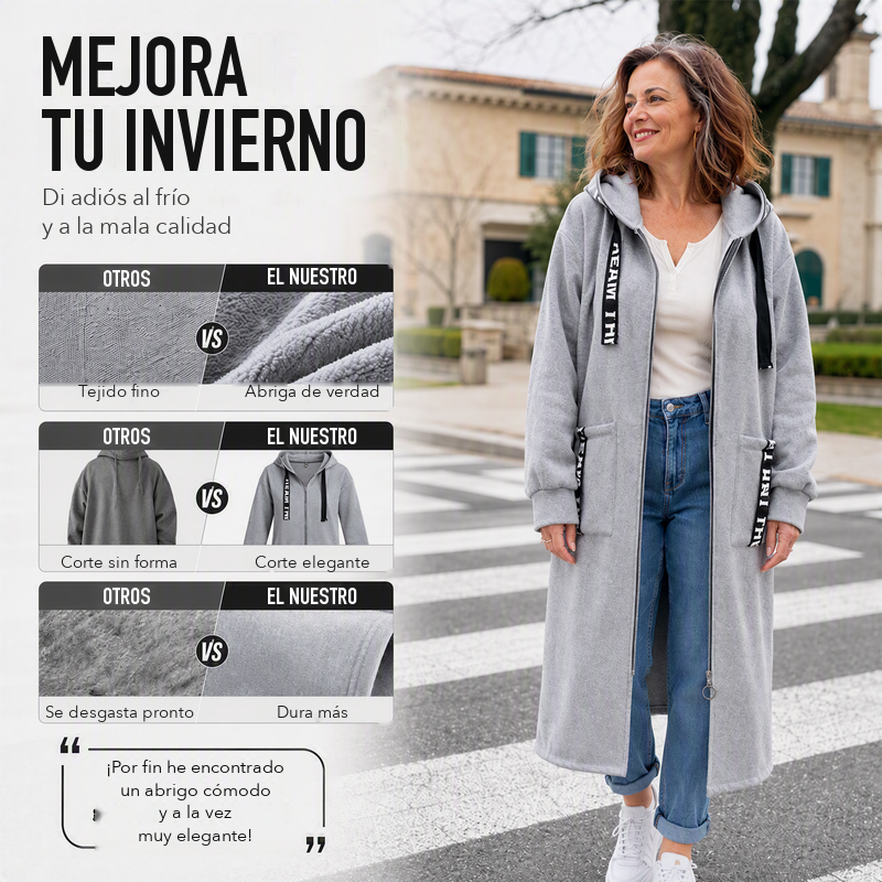 Abrigo sudadera: comparativa