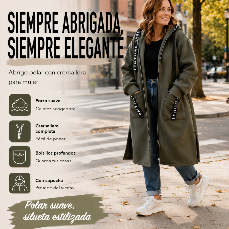 Abrigo sudadera: siempre abrigada, siempre elegante