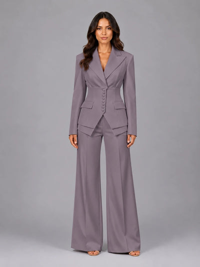 Anselma conjunto gris púrpura