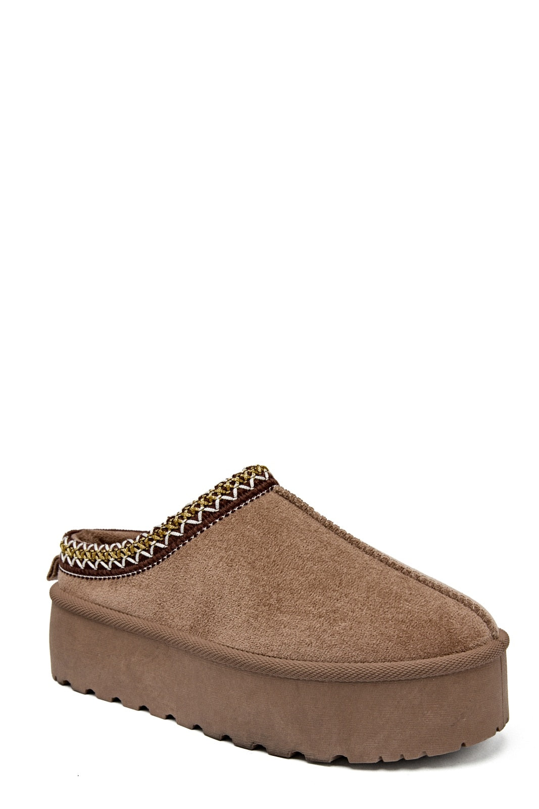 Pantuflas Cloud en elegante color topo