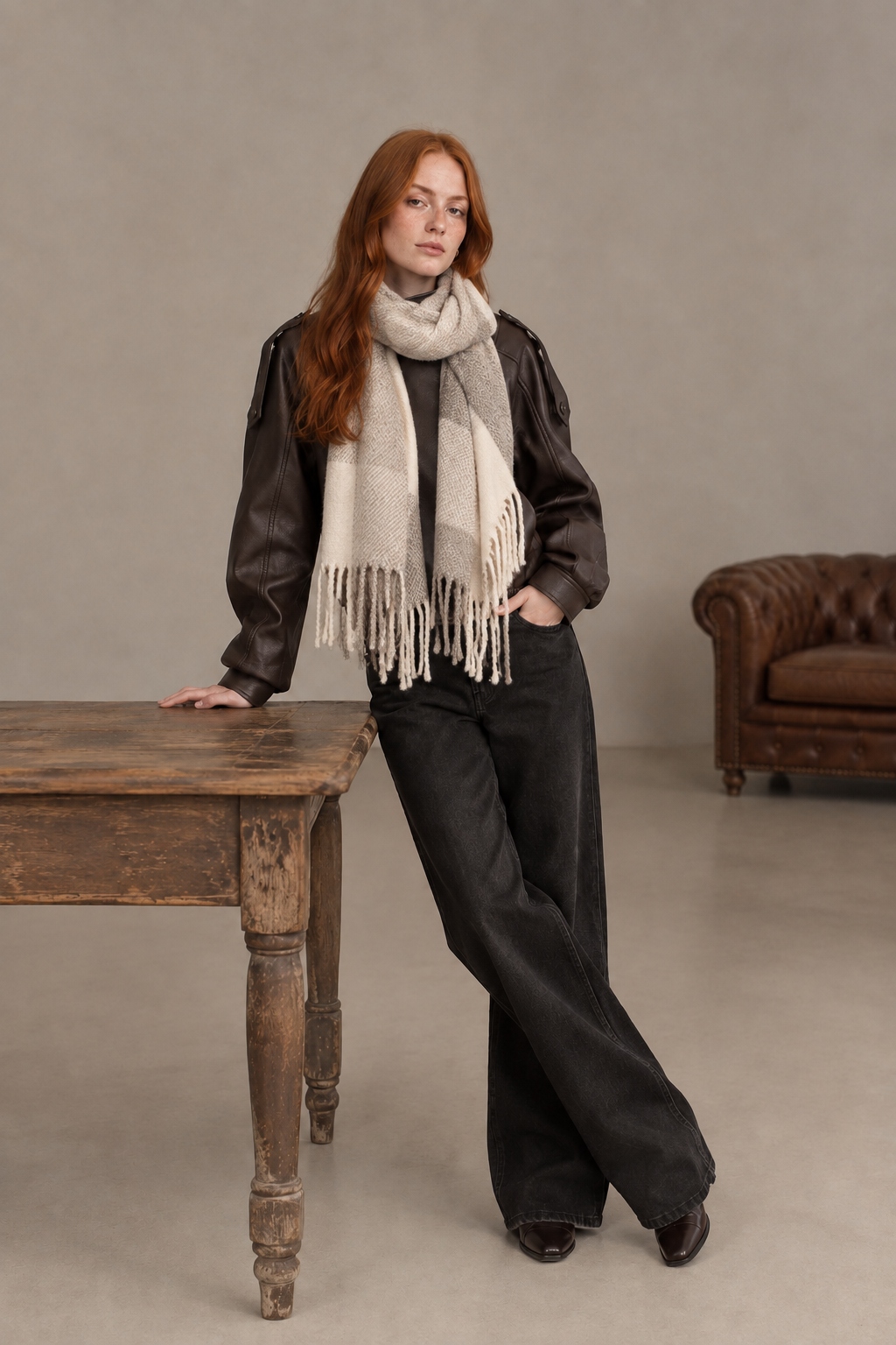 Bufanda Élise – Beige