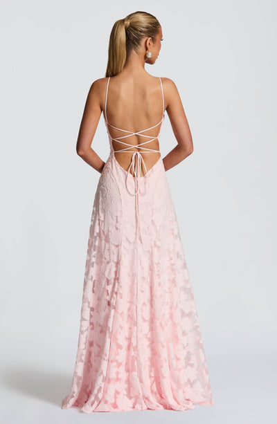 Sofía • Vestido largo floral con tirantes elegantes