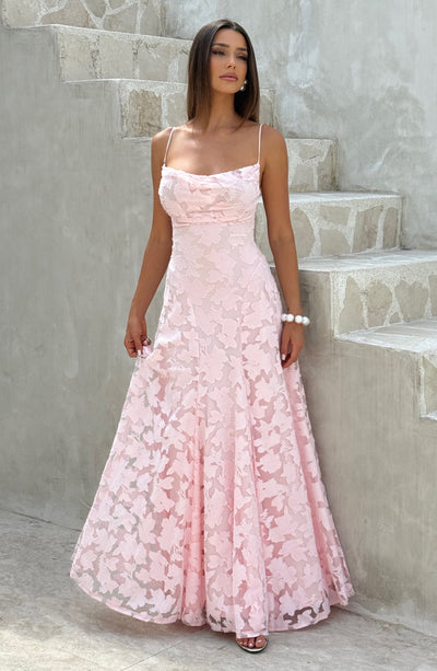 Sofía • Vestido largo floral con tirantes elegantes