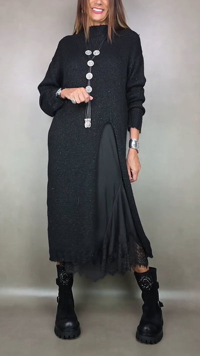 Laluna | Conjunto elegante de jersey largo y vestido