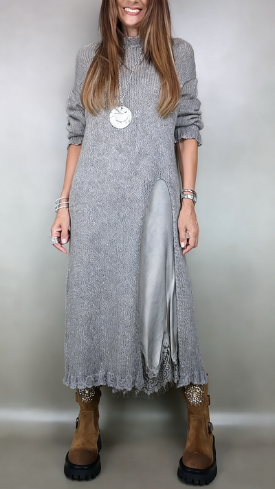 Laluna | Conjunto elegante de jersey largo y vestido