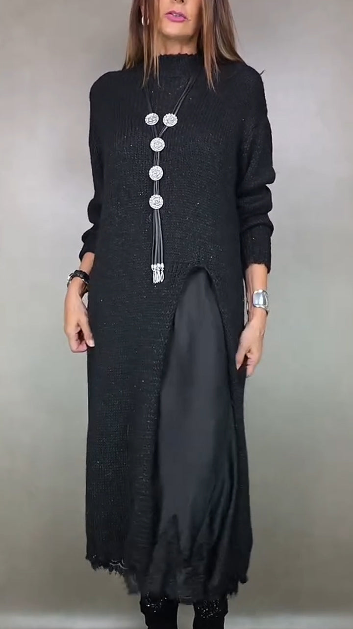 Laluna | Conjunto elegante de jersey largo y vestido
