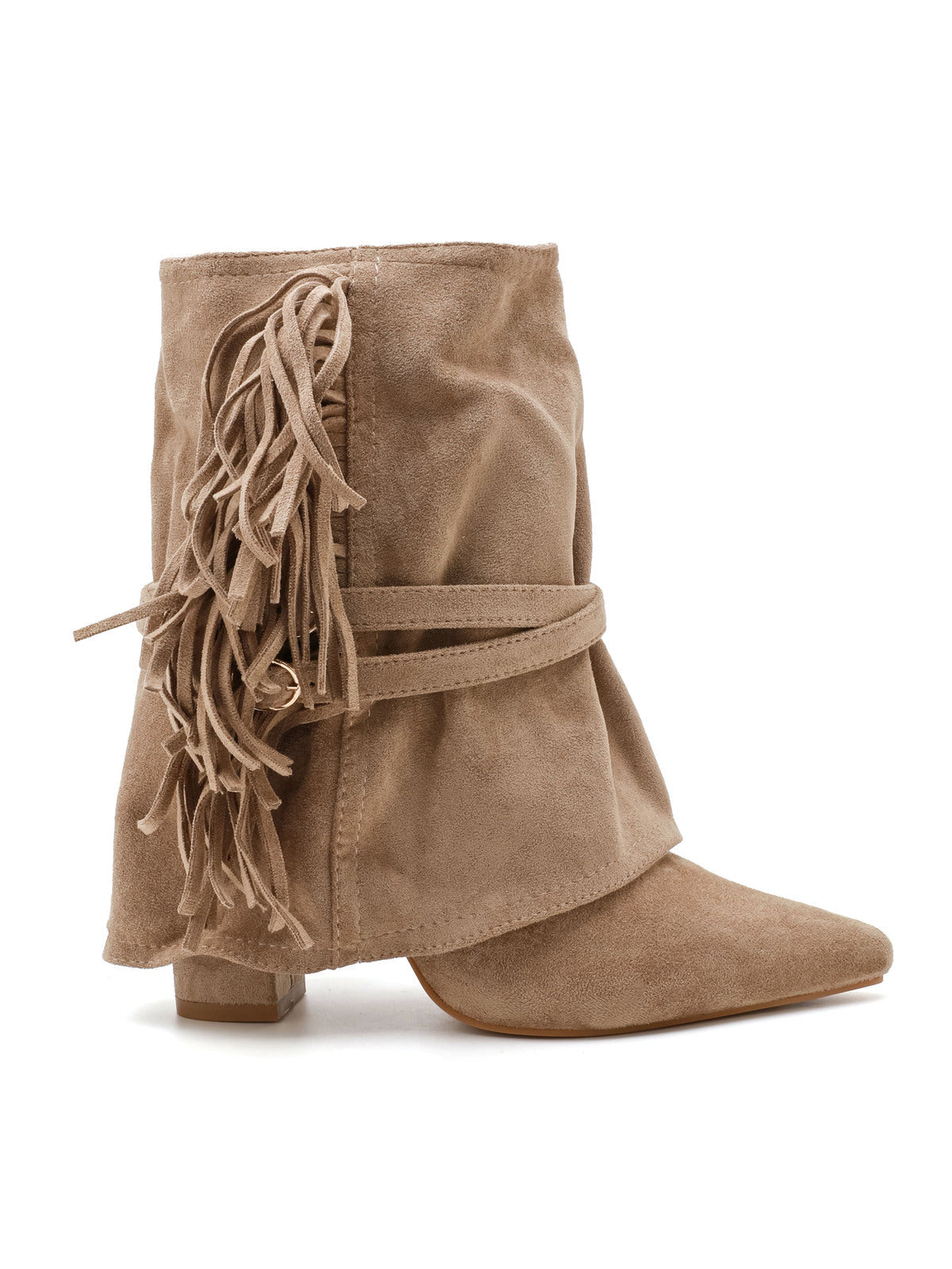 Botas vaqueras con flecos de estilo western